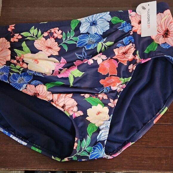 Liz Claiborne Prescott Floral Bikini Bottom - Picture 1 of 5